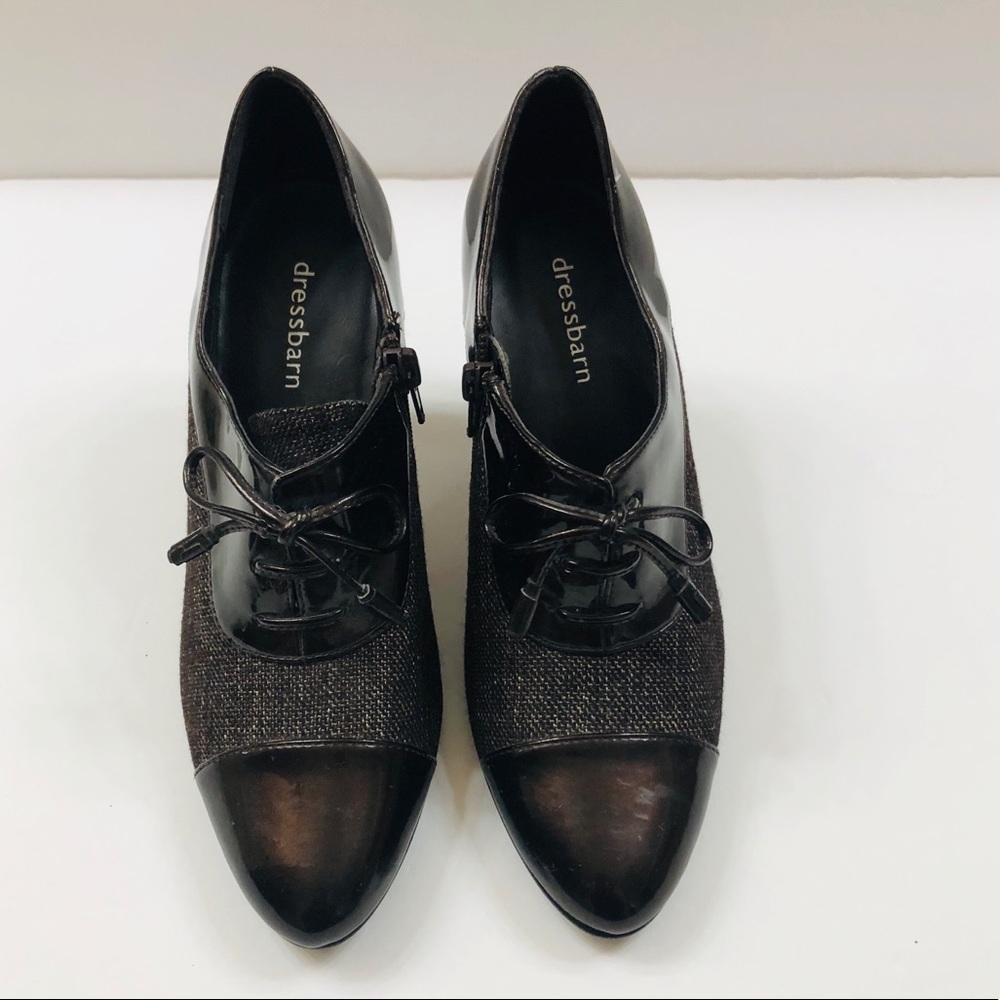 Dress Barn Brown Ankle Boots 6 1/2 M